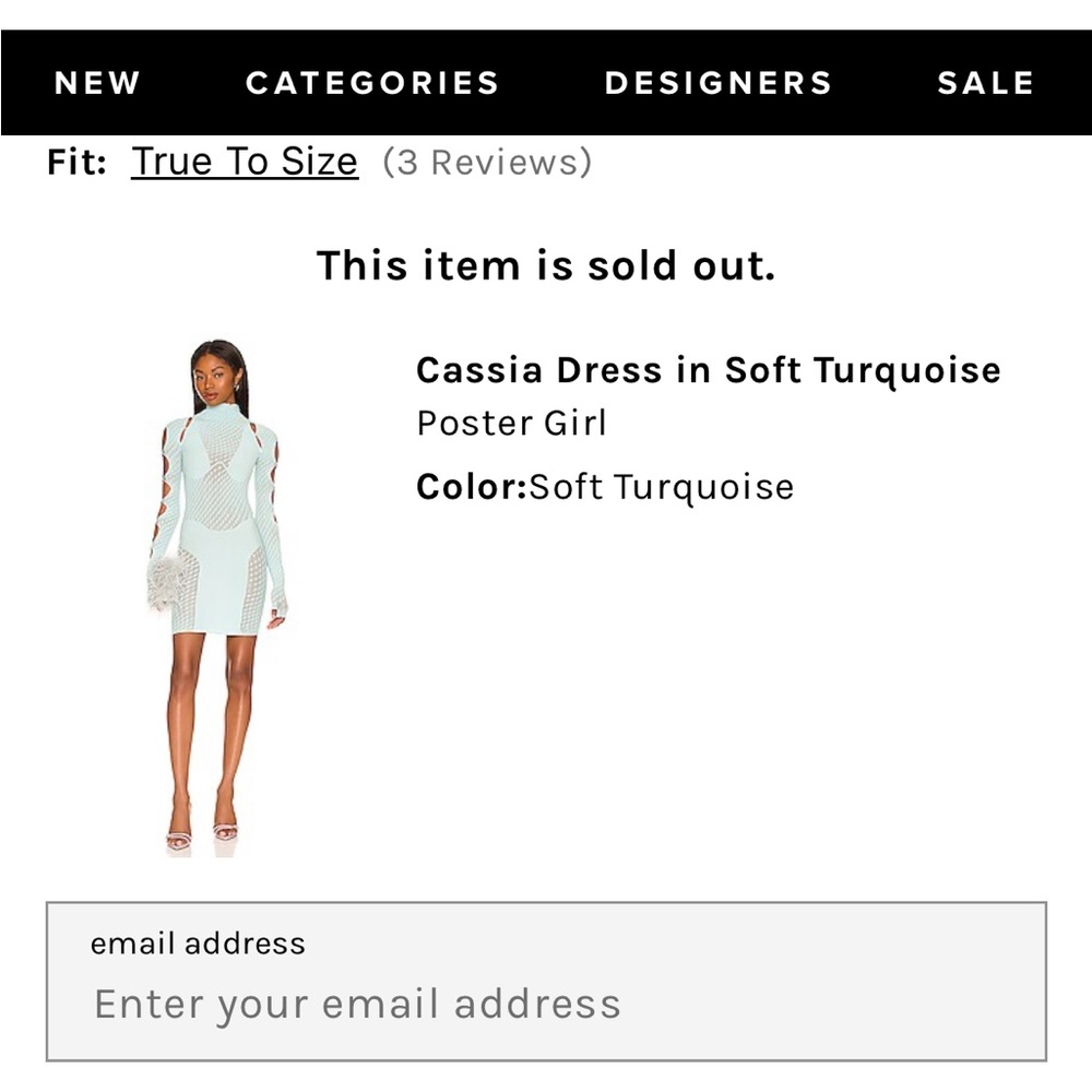 original poster girl dress in soft turquoise